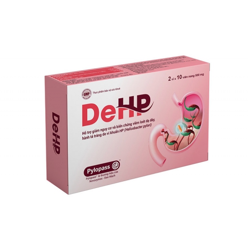 Thực phẩm DeHP - Giảm vi khuẩn HP, Bảo vệ dạ dày (Hộp 20 viên)