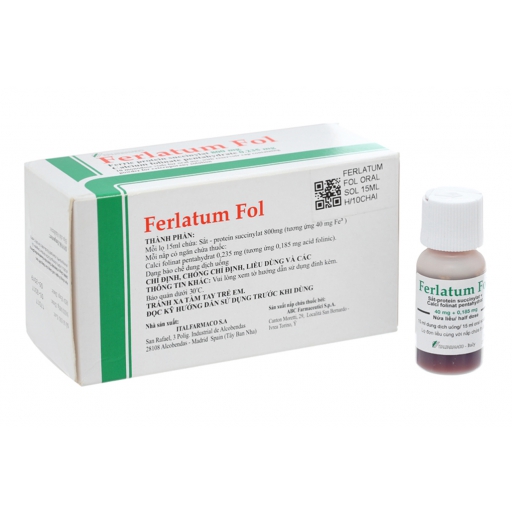 Ferlatum Fol Italfarmco - Thuốc phòng ngừa, điều trị thiếu sắt và folat