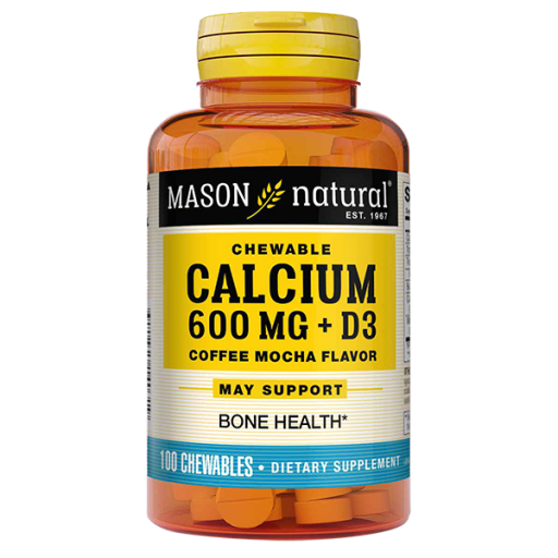 Mason Natural Calcium 600mg + D3