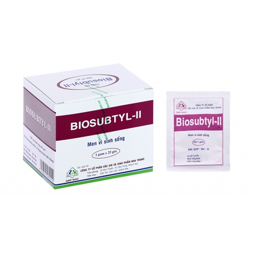 Biosubtyl-II Biopharco - Men vi sinh sống hỗ trợ trị rối loạn tiêu hóa, tiêu chảy, viêm ruột