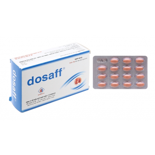Dosaff 500mg Domesco - Thuốc hỗ trợ điều trị triệu chứng liên quan đến cơn trĩ cấp và suy giãn tĩnh mạch
