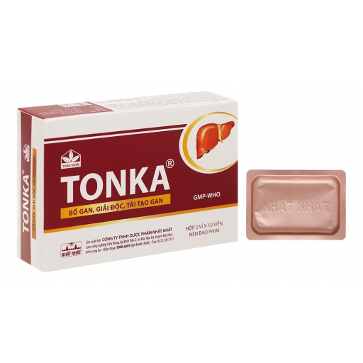 Tonka Nhất Nhất- Thuốc hỗ trợ bổ gan, giải độc, tái tạo gan