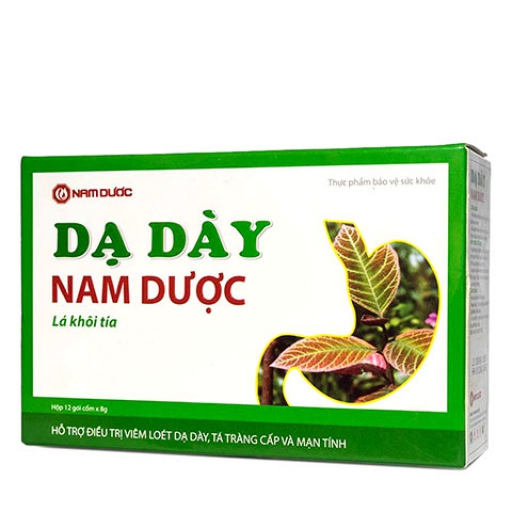 Thực phẩm chức năng Dạ Dày Nam Dược - Giảm viêm loét dạ dày - tá tràng (Hộp 12 gói)