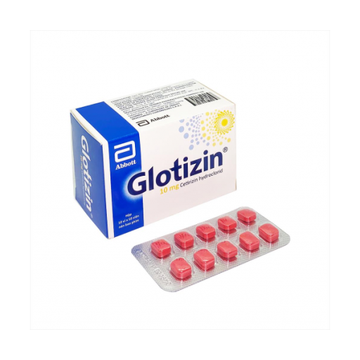 Glotizin 10mg - Thuốc điều trị các triệu chứng dị ứng