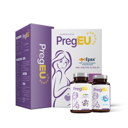 TPBVSK PregEU - Bổ sung vitamin và khoáng chất cho mẹ bầu. (Hộp 30 viên) 