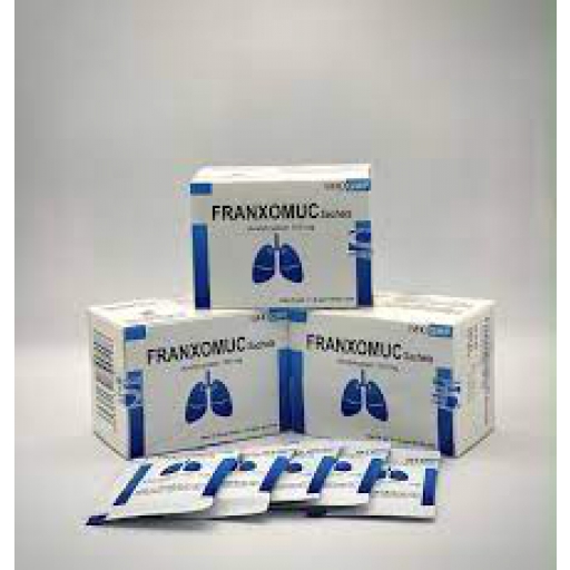 Franxomuc Acetylcystein 100mg - Thuốc điều trị tiết dịch nhày ở bệnh lý hô hấp