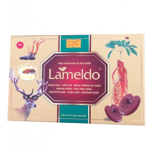 Lameldo - Thực phẩm bồi bổ cơ thể, tăng sức đề kháng hiệu quả (Hộp 60 viên)
