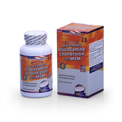 Triple Strength Joint Comfort Glucosamine Chondroitin With MSM