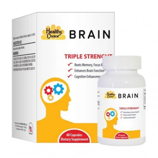 Viên hỗ trợ tăng cường tuần hoàn não Nature Gift Healthy Choice Brain (Hộp 60 viên)