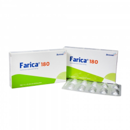 Farica 180mg Benovas - Thuốc điều trị viêm mũi dị ứng theo mùa