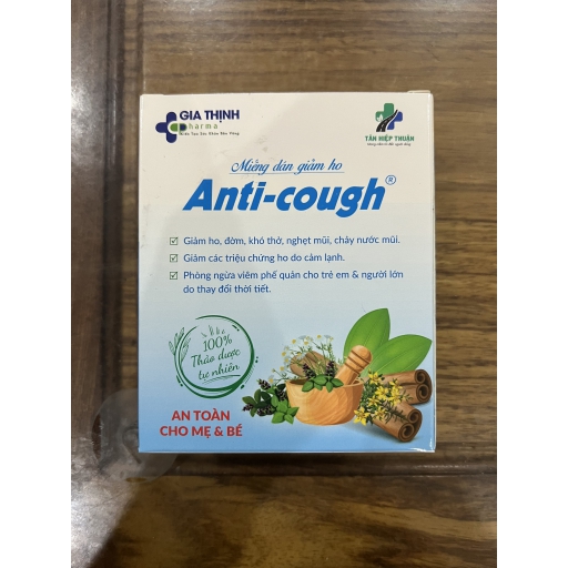 Anti-cough - Miếng dán giảm ho an toàn cho mẹ và bé